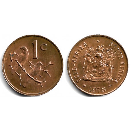 (82) Sudáfrica. 1978. 1 Cent (EBC)