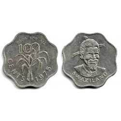 (23) Suazilandia. 1975. 10 Cents (MBC)