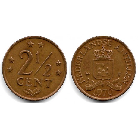(9) Antillas Neerlandesas. 1970. 2½ Cents (MBC+)