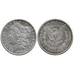 (110) Estados Unidos de América. 1885. 1 Dollar (EBC-) (Plata)