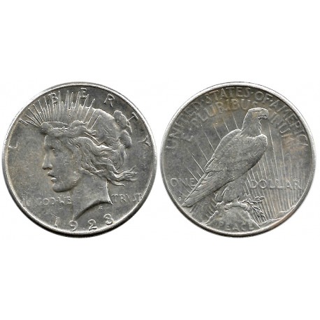 (150) Estados Unidos de América. 1923(S). 1 Dollar (MBC/MBC+) (Plata)