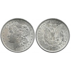 (110) Estados Unidos de América. 1921. 1 Dollar (SC-) (Plata)