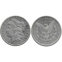 (110) Estados Unidos de América. 1884. 1 Dollar (MBC/MBC+) (Plata)