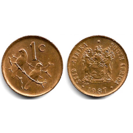 (82) Sudáfrica. 1987. 1 Cent (MBC)
