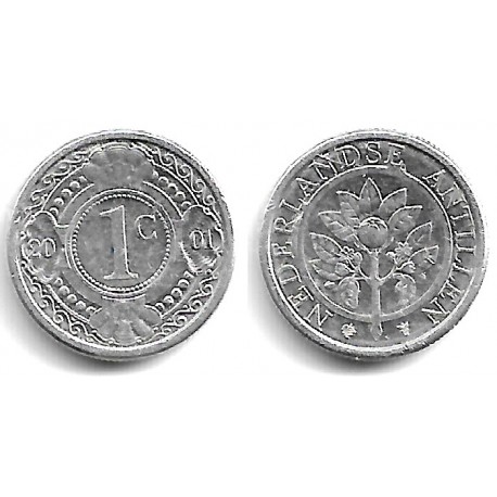 (32) Antillas Neerlandesas. 2001. 1 Cent (MBC)