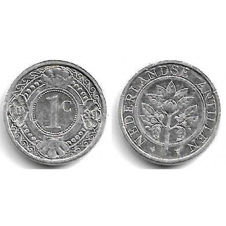 (32) Antillas Neerlandesas. 1989. 1 Cent (MBC)