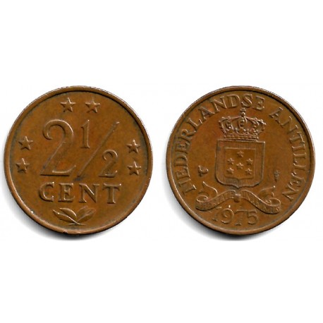 (9) Antillas Neerlandesas. 1975. 2½ Cents (MBC)