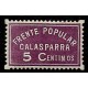 Viñeta. Frente Popular. Calasparra. 5 Céntimos (Nuevo, con señal de fijasellos)