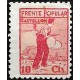 Viñeta. Frente Popular. Castellón. 10 Céntimos (Nuevo, con señal de fijasellos y sin goma)