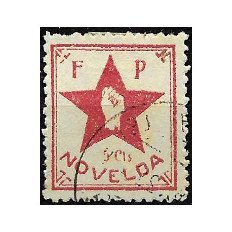 Viñeta. Frente Popular. Novelda. 5 Céntimos (Usado)