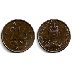 (9) Antillas Neerlandesas. 1976. 2½ Cents (EBC)