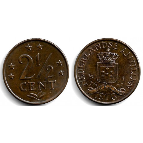 (9) Antillas Neerlandesas. 1976. 2½ Cents (EBC)