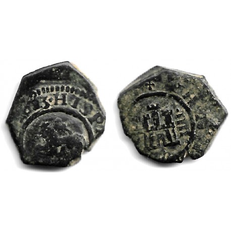 Felipe IV. 1623. 4 Maravedí (BC+) Ceca de Toledo