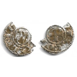 Condado de Barcelona (Jaime I). 1213-1276. Dinero (BC) Rota parcialmente