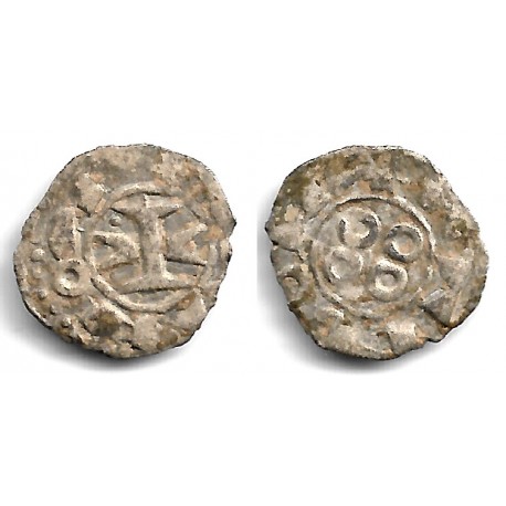 Señorío de Montpellier (Anónima, Dominio Catalán). 1204-1349. Obolo (MBC)