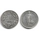 (21) Suiza. 1928. 2 Francs (BC+) (Plata)