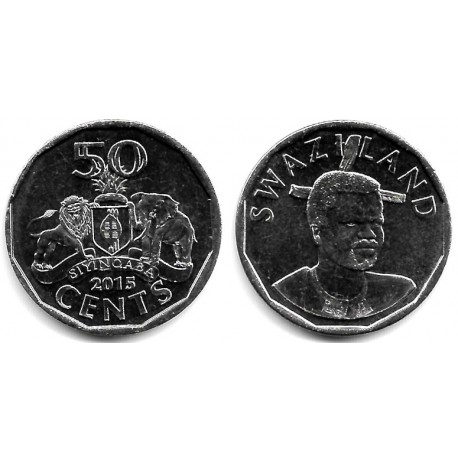 Suazilandia. 2015. 50 Cents (SC)