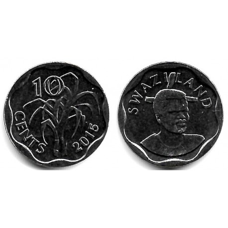 Suazilandia. 2015. 10 Cents (SC)