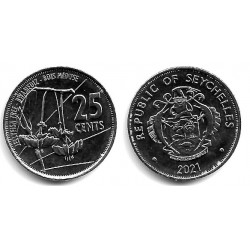 Seychelles. 2021. 25 Cents (SC)