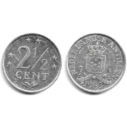 (9a) Antillas Neerlandesas. 1983. 2½ Cents (MBC+)