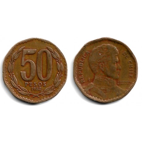 (219.1) Chile. 1982. 50 Pesos (BC+)