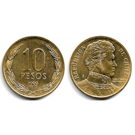 (228.2) Chile. 1999. 10 Pesos (SC)