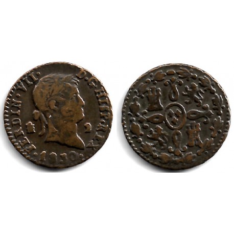 Fernando VII. 1830. 2 Maravedí (BC+) Ceca de Segovia