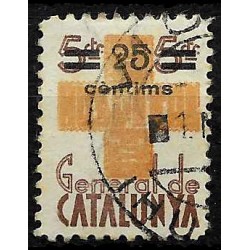 Viñeta. General de Catalunya. 25 Céntimos (Usado)