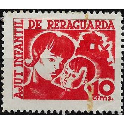 Viñeta. Ayuda Infantil de Retaguarda. 10 Céntimos (Usado)