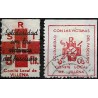 Viñetas. SRI. Comité Local de Villena. 5 y 5 Céntimos (Usados)