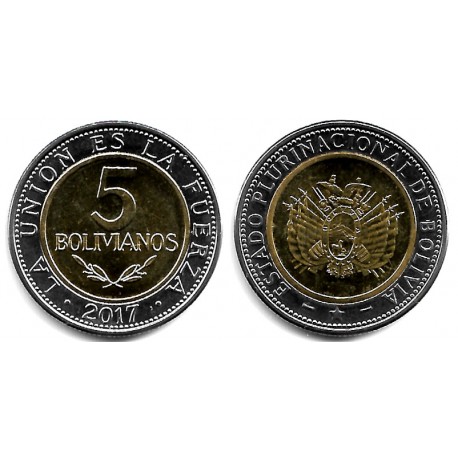 Bolivia. 2017. 5 Bolivianos (SC)