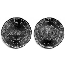 Bolivia. 2017. 2 Bolivianos (SC)