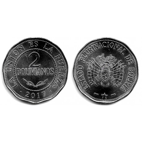 Bolivia. 2017. 2 Bolivianos (SC)