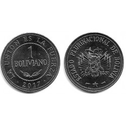 Bolivia. 2017. 1 Boliviano (SC)
