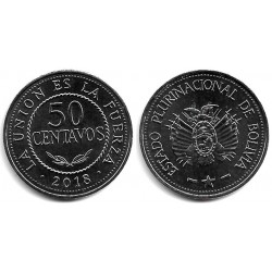 Bolivia. 2018. 50 Centavos (SC)