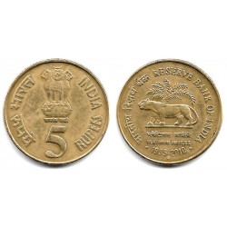 (381) India. 2010. 5 Rupees (MBC)