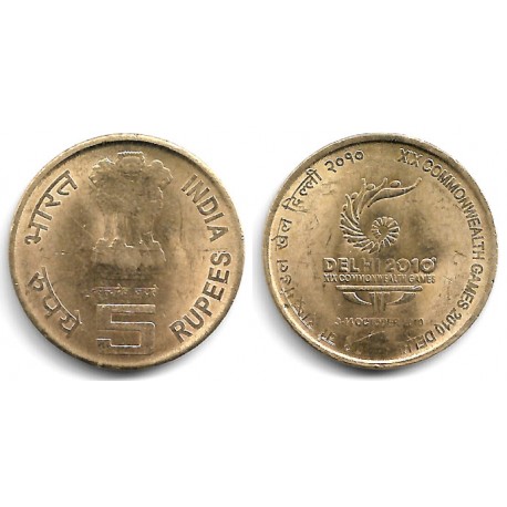 (391) India. 2010. 5 Rupees (MBC)