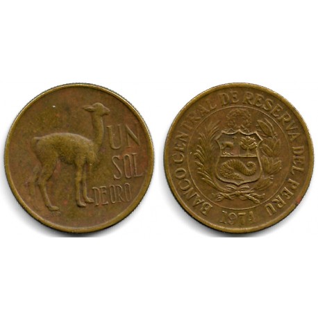 (248) Perú. 1974. 1 Sol de Oro (BC+/MBC-)