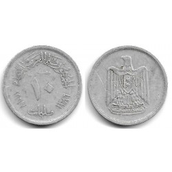 (411) Egipto. 1967. 10 Milliemes (RC)