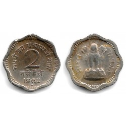 (11) India. 1962. 2 Paise (MBC)