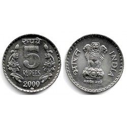 (154.1) India. 2000. 5 Rupees (SC)