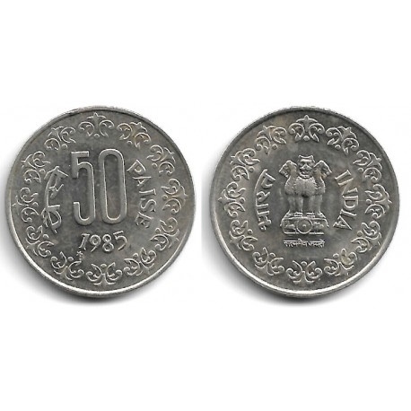 (65) India. 1985. 50 Paise (EBC+)