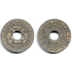 (Y34.2) Marruecos. 1921. 25 Centimes (BC+)