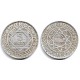 (Y48) Marruecos. 1370AH. 5 Francs (MBC)