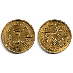 (Y41) Marruecos. 1945. 1 Franc (EBC)