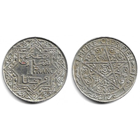 (Y36.1) Marruecos. 1921. 1 Franc (MBC)
