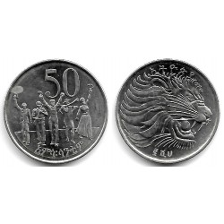 (47.2) Etiopía. EE2000(2008). 50 Cents (SC-)