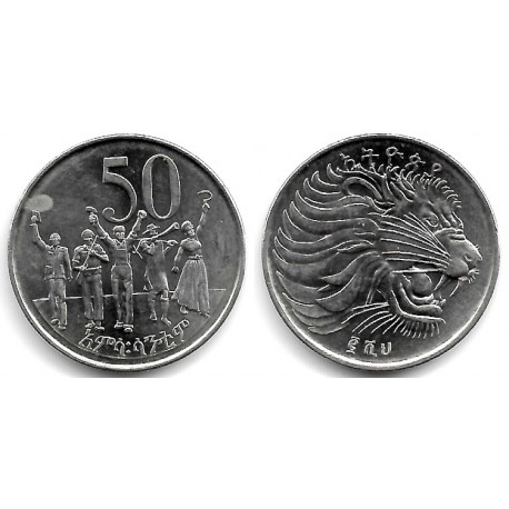 (47.2) Etiopía. EE2000(2008). 50 Cents (SC-)
