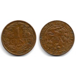 (1) Antillas Neerlandesas. 1959. 1 Cent (MBC+)
