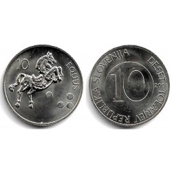 (41) Eslovenia. 2001. 10 Tolarjev (SC)